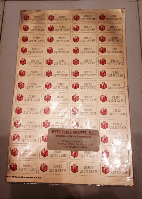 ETIQUETA ADHESIVA DESEO QUE TE GUSTE 40x17mm